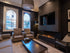 Ecosmart Fire Flex 78BY.BX2 Bay Fireplace Insert - Black Finish / Black Burner - ESF.FX.78BY.BX2.B